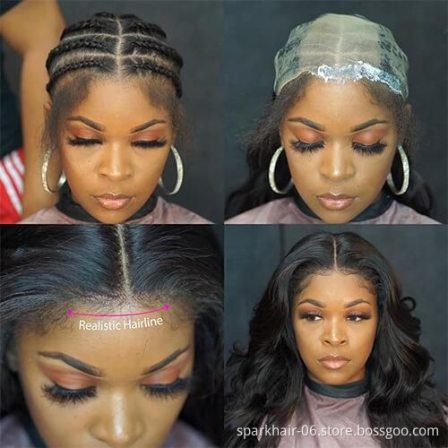 Cheap 13x4 13x6 Super Thin Transparent Lace Front Wig,Virgin Cuticle Aligned Human Hair Wig,Lace Frontal Wig For Black Women